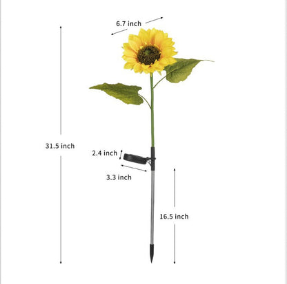 ⏳Time-Limited Special Price: ￡9.99!!⏰Sunflower Solar Garden Stake Led Lights🌻