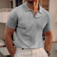 🔥Summer Hot Sale🔥Men’s Casual Waffle Knit Short Sleeve Shirt
