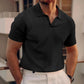 🔥Summer Hot Sale🔥Men’s Casual Waffle Knit Short Sleeve Shirt