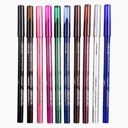 🔥 Limited-Time Discount 70%OFF🔥each under £1💕10PCS Colored Eyeliner Gel Pens