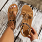 👡Summer Hot Sale 50% OFF✨Women's Round Toe Flat Breathable Sandals