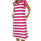 💓Limited Sale 50% OFF💓Women's Casual Striped Sleeveless Dress | Effortless Chic Style