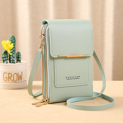 🏆Last Day Promotion：ONLY ￡6.99!!👜📱 Simple and elegant women's touchscreen crossbody phone wallet