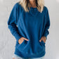 😍Limited Sale 50%OFF👚Women's Pocketed Pullover with Ribbed Pattern