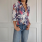 🌸 Special Price £15.99!!🌸Elegant Plants Print Button-up Shirt
