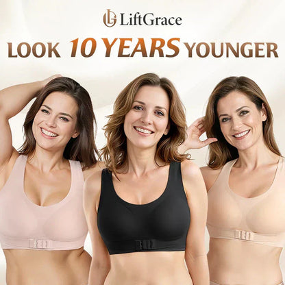 ⏰LAST DAY SALE -70% OFF⚡Front Closure Cross-Back Wireless Posture Bra