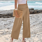 🌸Limited Sale 50% OFF🌸Women's Casual High-Waisted Straight-Leg Cropped Pants