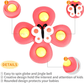 🔥Hot sale 60% OFF🔥Suction Cup baby Spinner Toys