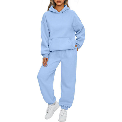 🍂Hot Sale 50% Off🍂Casual Hooded 2-Piece Set 👕👖 – Soft Fabric, Easy-Match for Daily/Home