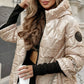 ❄️Winter Hot Sale 50%OFF:🧥 Women's Hooded Patchwork Cotton Jacket for Autumn & Winter