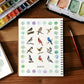 🎄Best Gift🎄Watercolor Workbook for Beginners with 16 Colors Paint