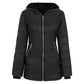 ❄️LAST DAY PROMOTION - 70%OFF 💖 Women's Hooded Mid-Length Winter Coat with Plush Lining