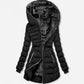 ❄️LAST DAY PROMOTION - 70%OFF 💖 Women's Hooded Mid-Length Winter Coat with Plush Lining