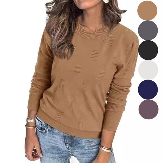 💖2025 New Arrival-50% Off🍃Women’s Casual Long Sleeve Loose Knit Top