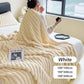 ⏰LAST DAY SPECIAL PRICE: ￡13.99!!🔥Super Soft Fur Ribbed Fleece Throw Blanket⛄
