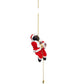 🎁Christmas Sale 50% OFF🎅Electric Fireplace Climbing Santa Claus Musical Toys🪜