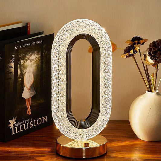 🎁Christmas Sale 50% OFF!!🎄50K+ SOLD! ✨Rechargeable Luxury Crystal LED Night Light Lamp