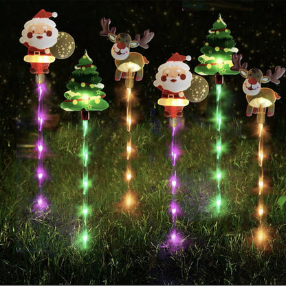 🎄Christmas Sales 50% OFF🎉Warm Glow Festive Garden Stake Lights