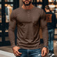 ⚡Black Friday Flash Deal!Men’s Slim Fit Henley Long Sleeve T-Shirt 🔥Direct 50% Off, King of Cost Performance!