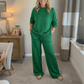 🎅Last Week-50% Off💝Women's Glitter Pullover Sweater & Pants 2-Piece Set