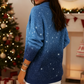 💝New Year Sale 70% OFF✨ Women’s Sparkly Knit Long Sleeve Sweater