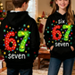 🎅🏼Christmas Sale 60% OFF🎄Kids' "67" Graphic Christmas Pullover Hoodies