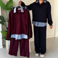 🔥Women's Casual Long-Sleeve Top and Pants 2-Piece Set