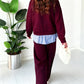 🔥Women's Casual Long-Sleeve Top and Pants 2-Piece Set