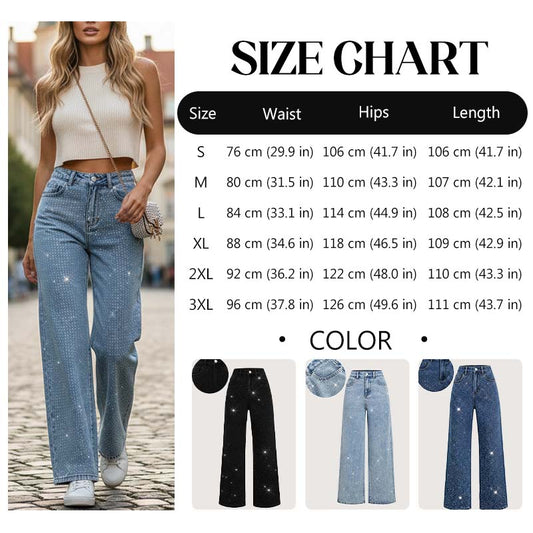 💗New Year Sale 50% OFF💗Women’s Stylish Rhinestone Embellished Jeans