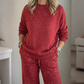 ⭐Time-Limited Special 70% Off⏰Women's Glitter Pullover Sweater & Pants 2-Piece Set