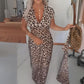 💞New Arrival 60% OFF for a Limited Time!!👗🔥Women's V-Neck Leopard Print Dress
