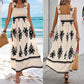 💕2026 Fashion New 70% OFF💝Womens Casual Sleeveless Square Neck Floral Aline Smocked Dresses with Pockets