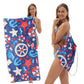 🥳LIMITED TIME 50% OFF!🏖️2-in-1 Convertible Beach Towel & Drawstring Backpack