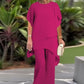 🔥2026 HOT SALE 50% OFF🔥Charming Irregular Top & Wide Leg Pants Set