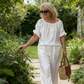 👚 70% OFF NOW! 💃 Women's Drawstring Top & Pants 2-Piece Set – Relaxed Fit, Comfortable & Perfect for Lounging or Everyday Style 🌸