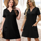 🔥LAST DAY SALE: ONLY ￡15.99!!💃Women's Elegant V-Neck Summer Vacation Dress