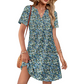 🔥LAST DAY SALE: ONLY ￡15.99!!💃Women's Elegant V-Neck Summer Vacation Dress
