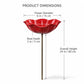 💥2026 Hot Sale 60% OFF💥Handmade Metal Flower Garden Stake
