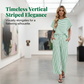 💕New Arrival 70% OFF🎀Striped Loungewear 2-Piece✨Women's Relaxed Lounge Set