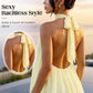 🔥LAST DAY SALE 70% OFF🔥 Women’s Halter Neck Mini Dress – Slim-Fit, Sleeveless & Tie-Back ✨ | Elegant Summer Dress