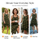👗 LIMITED-TIME 70% OFF! ✨ Sleeveless Camouflage Dress – Asymmetrical Hem, Edgy Style, Unique 🍂
