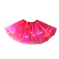 🌟Last Day 50%OFF!🎁✨LED Light Up Sequin Tutu Skirt Star Mesh Princess Skirt for Girls and Adults