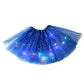 🌟Last Day 50%OFF!🎁✨LED Light Up Sequin Tutu Skirt Star Mesh Princess Skirt for Girls and Adults