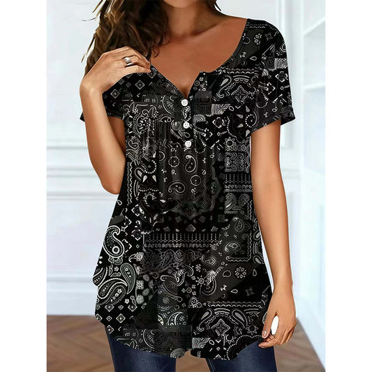 🌞Summer Sale-50% OFF💖Women's Casual V-Neck Top