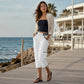 👖50% OFF NOW ! ✨Women's High-Waist Cargo Capri Pants with Pockets