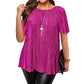 📢Hot Sale 50% OFF 🔥Plus Size Flattering Pleated Top