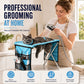 🐕🛏️2-in-1 Foldable Pet Grooming Bed💫Grooming Table + Cosy Bed in One – Portable, Easy to Clean & Perfect for Home & Travel