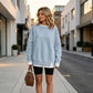 🥰Autumn Sale 50% OFF!💛Women's Loose Faux Two‑Piece Sweatshirt