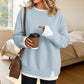 🥰Autumn Sale 50% OFF!💛Women's Loose Faux Two‑Piece Sweatshirt