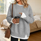 🥰Autumn Sale 50% OFF!💛Women's Loose Faux Two‑Piece Sweatshirt